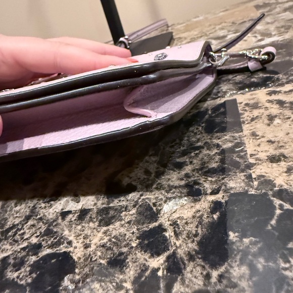 Coach Callie Foldover Crossbody Clutch with Tea Rose Rivets & Pearls - Picture 6 of 16